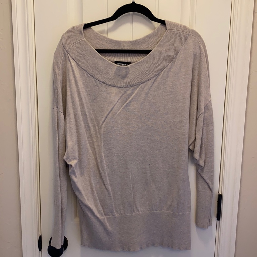 Express Off-the -Shoulder Knit Sweater